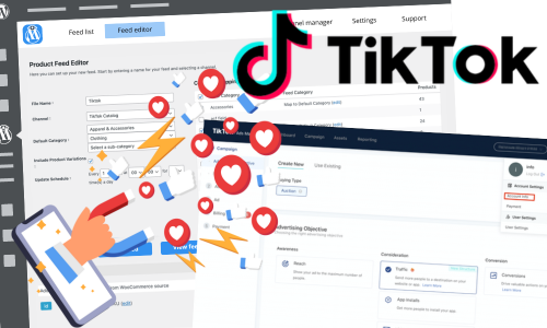 tiktok product feed Tiktok channel, advertise on Tiktok with our Product feed manager for WooCommerce